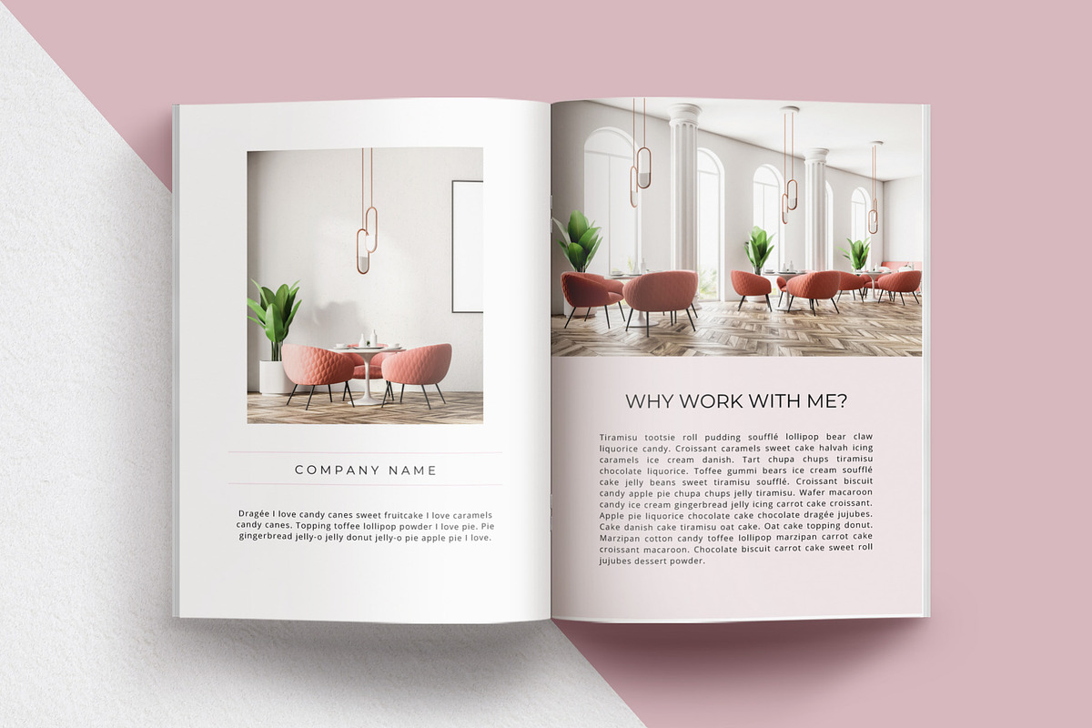 Kylie CANVA Media Kit, a Magazine Template by Gillian Sarah (Photo 5 of 10)
