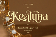 Kealuna - Elegant Luxury Serif Font, a Serif Font by Qweera Studio (Thumbnail 1 of 12)