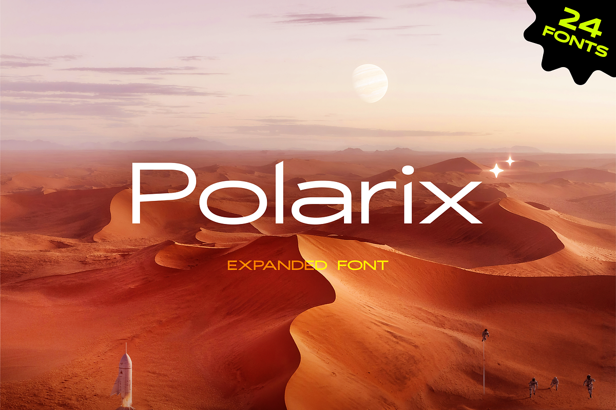 POLARIX FONT FAMILY - 24 fonts, a Sans Serif Font by Peninsula Studioz (Photo 1 of 8)