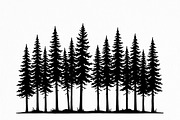 Majestic Pine Trees SVG, a Finance Illustration by Amazin_art (Thumbnail 5 of 32)