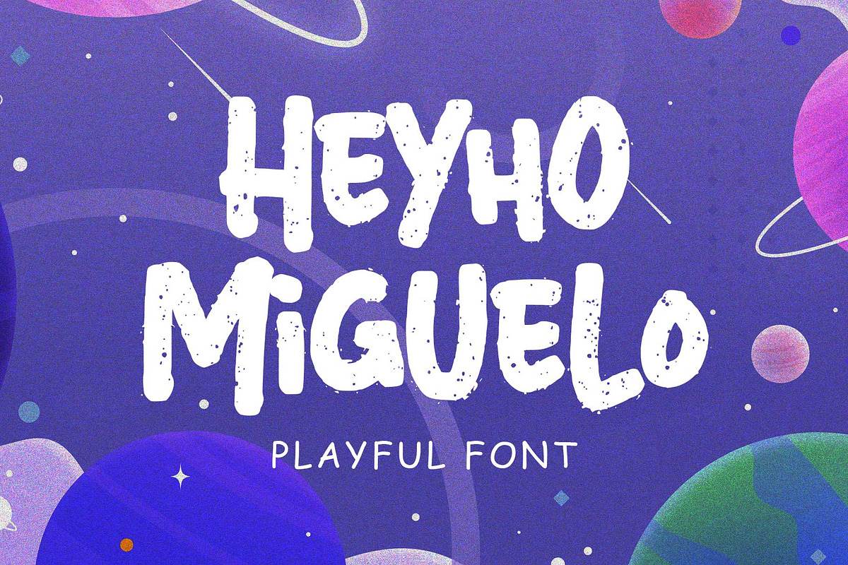 Heyho Miguelo! - Playful Font, a Font by Arterfak Project (Photo 9 of 13)