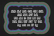 Deep Dope - Psychedelic Liquid Font, a Font by creativemedialab (Thumbnail 9 of 10)