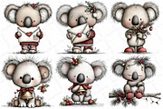 Whimsical Christmas Koala Clipart, an Illustration by DreamPrint404 (Thumbnail 7 of 7)