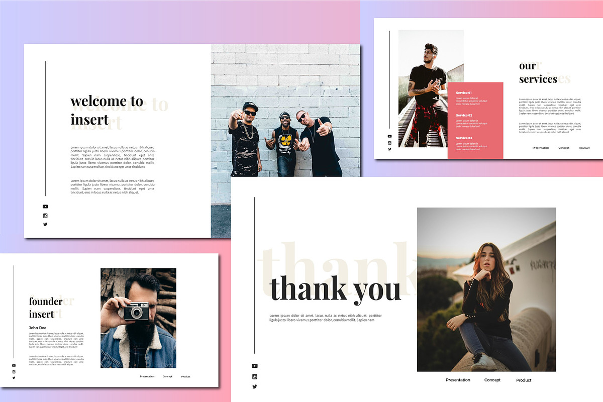 Insert Powerpoint Template, a Presentation Template by GridlineType (Photo 7 of 7)