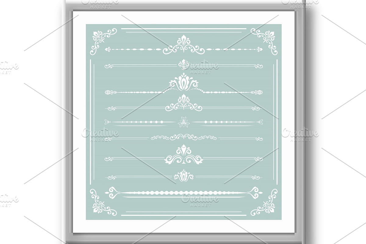Set of Horizontal Patterns, a Decorative Illustration by FineArtStudio (Photo 2 of 3)