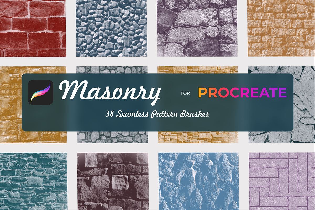 Masonry for Procreate X5, a Brush Add-On by Graphics Resources (Photo 8 of 12)