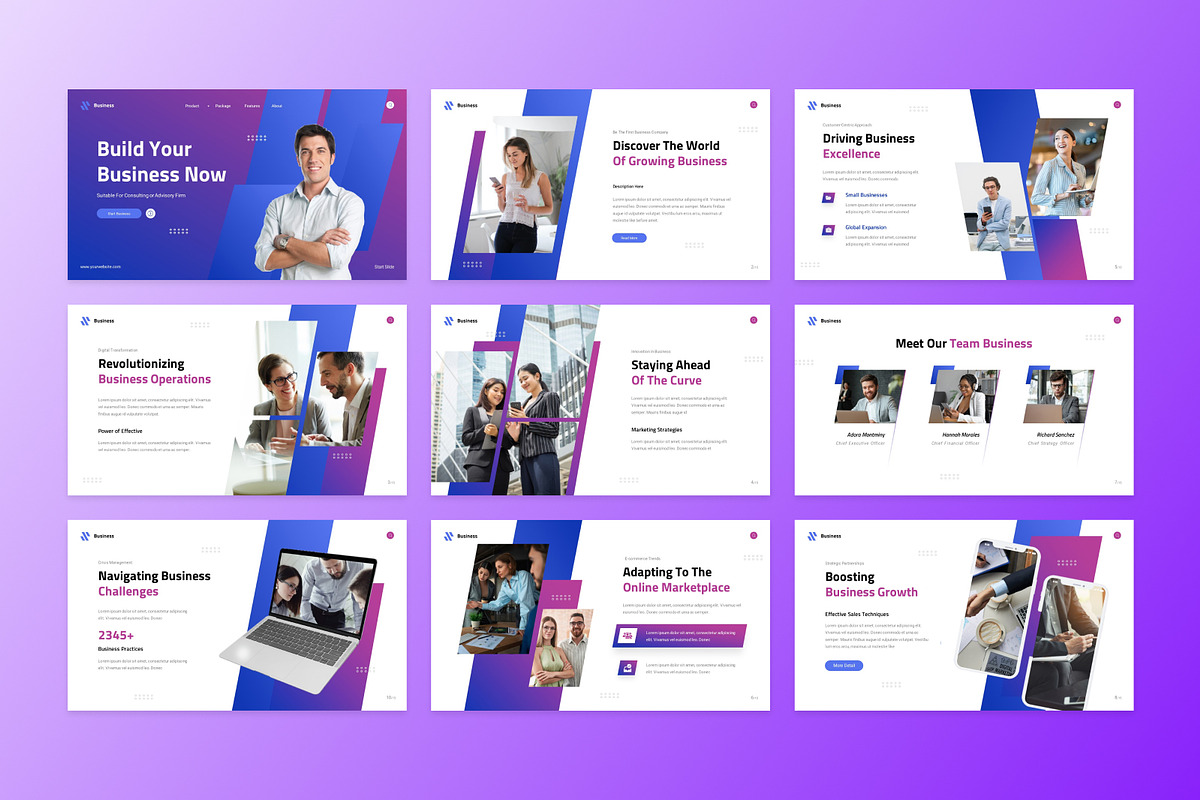 Business Company PowerPoint Template, a Presentation Template by ...