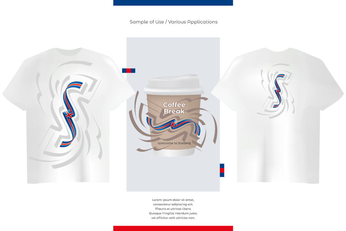 Iceland flag ribbon vector, a Templates & Theme by Simbos (Photo 7 of 9)