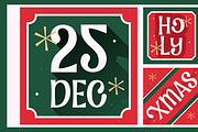 Crilas – Christmas Display Font, a Sans Serif Font by MaikoHatta (Thumbnail 6 of 8)