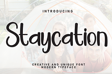 Staycation | Script Font
