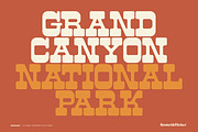 BONZANA - A Funky Western Style Font, a Slab Serif Font by Komet & Flicker (Thumbnail 5 of 12)