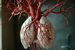 Detailed 3D model of human lungs, a Photo by Pavel_design
