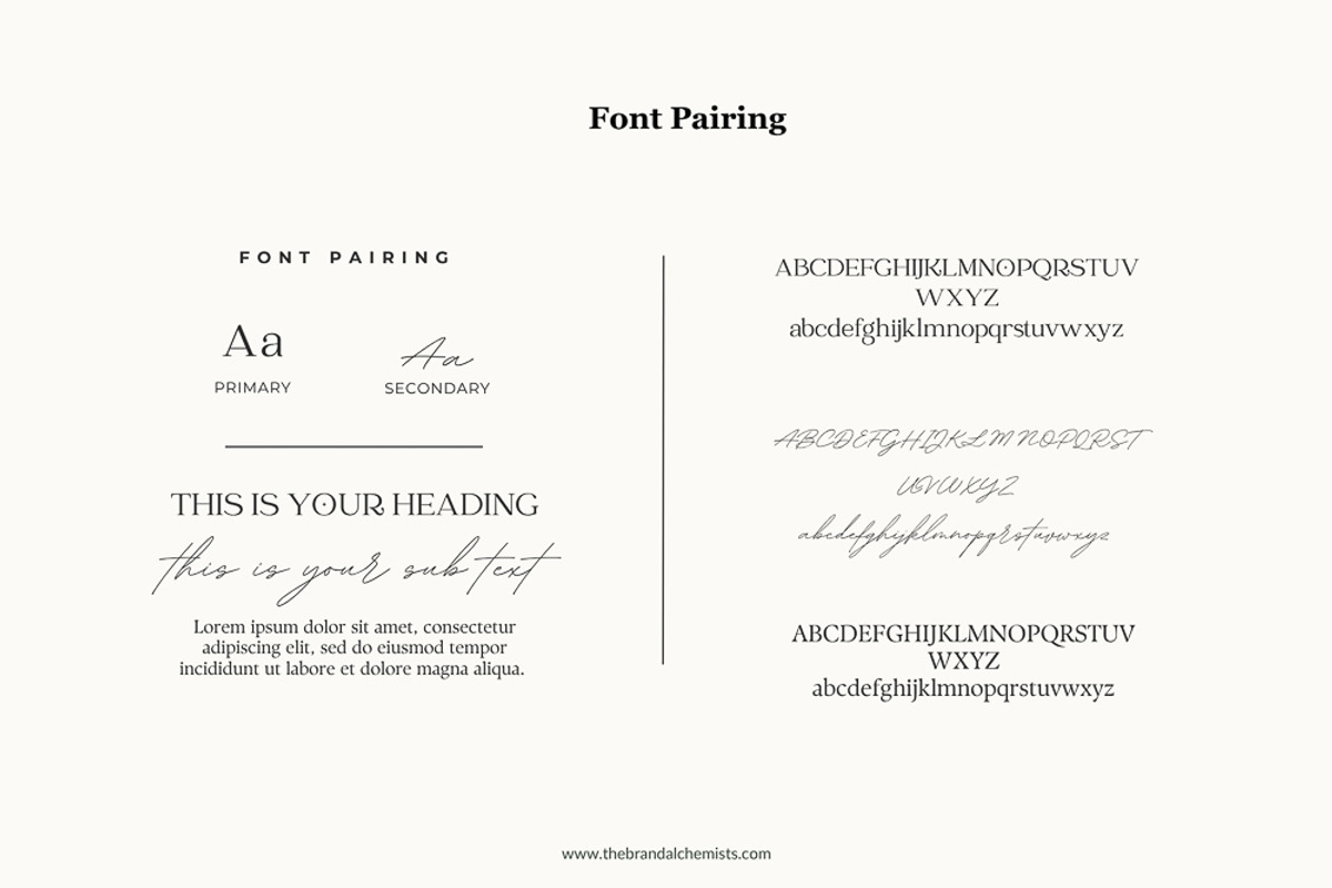 Modern Mystic Brand System + UI Kit, an UI Kit Template by The Brand Alchemists (Photo 9 of 12)