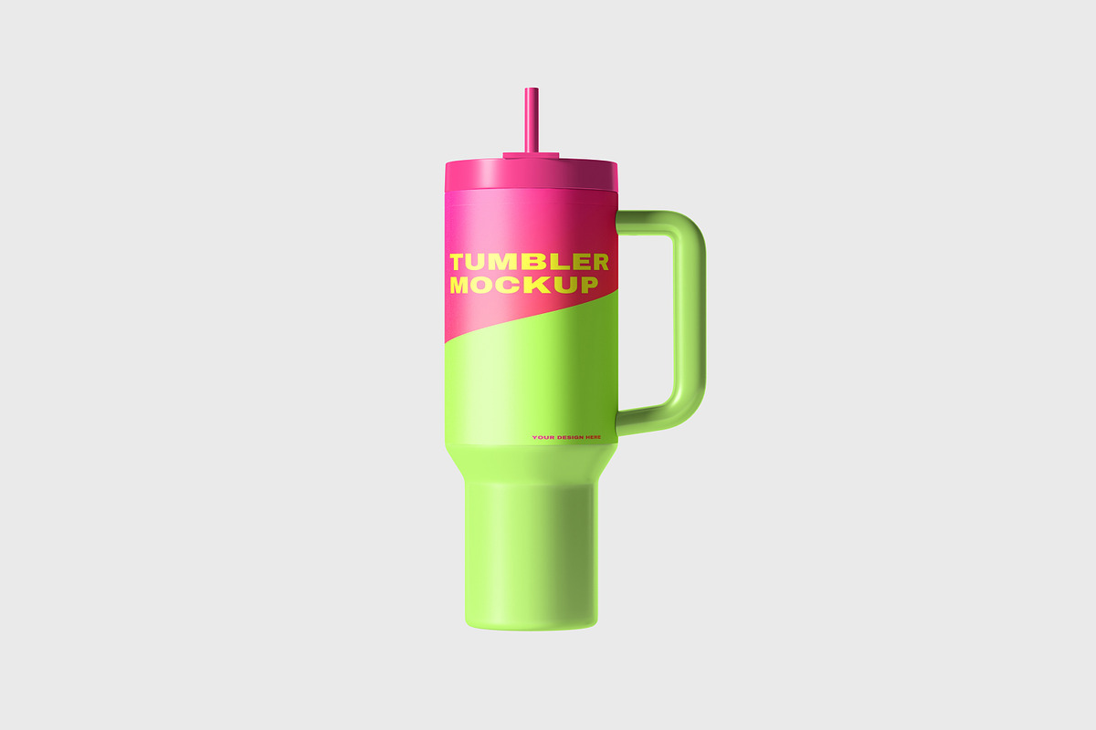 High-Quality Tumbler Mockup, an Advertising Mockup by safrizalstudio (Photo 2 of 5)