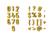 Twist Psd 3D Letters, an Object Graphic by GK Creative (Thumbnail 8 of 10)