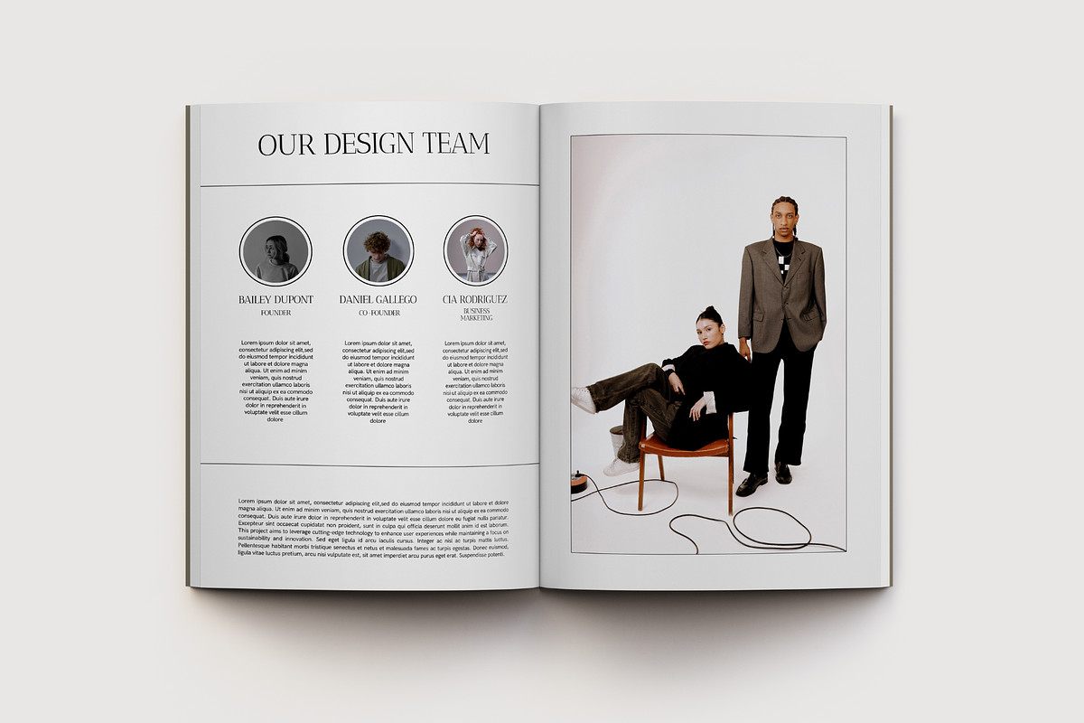 CANVA Minimal Modern Magazine preview 8