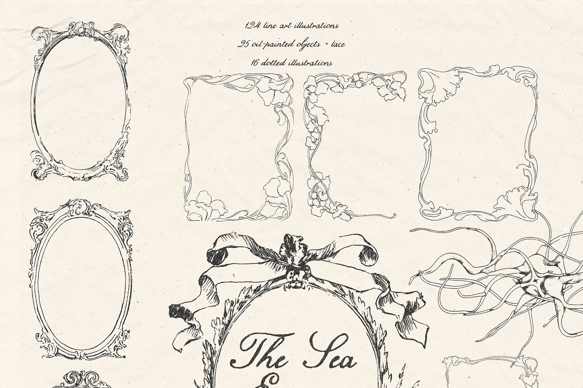 The Sea Empire: Vintage Marine Art, an Object Graphic by Purple (Photo 12 of 19)