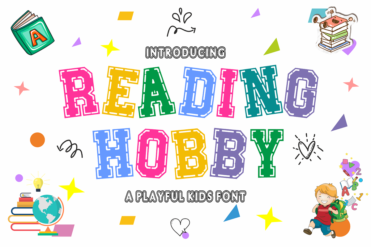 New Teacher - Smart & Playful Font, a Serif Font by KiddoGlyphs Studio (Photo 2 of 6)