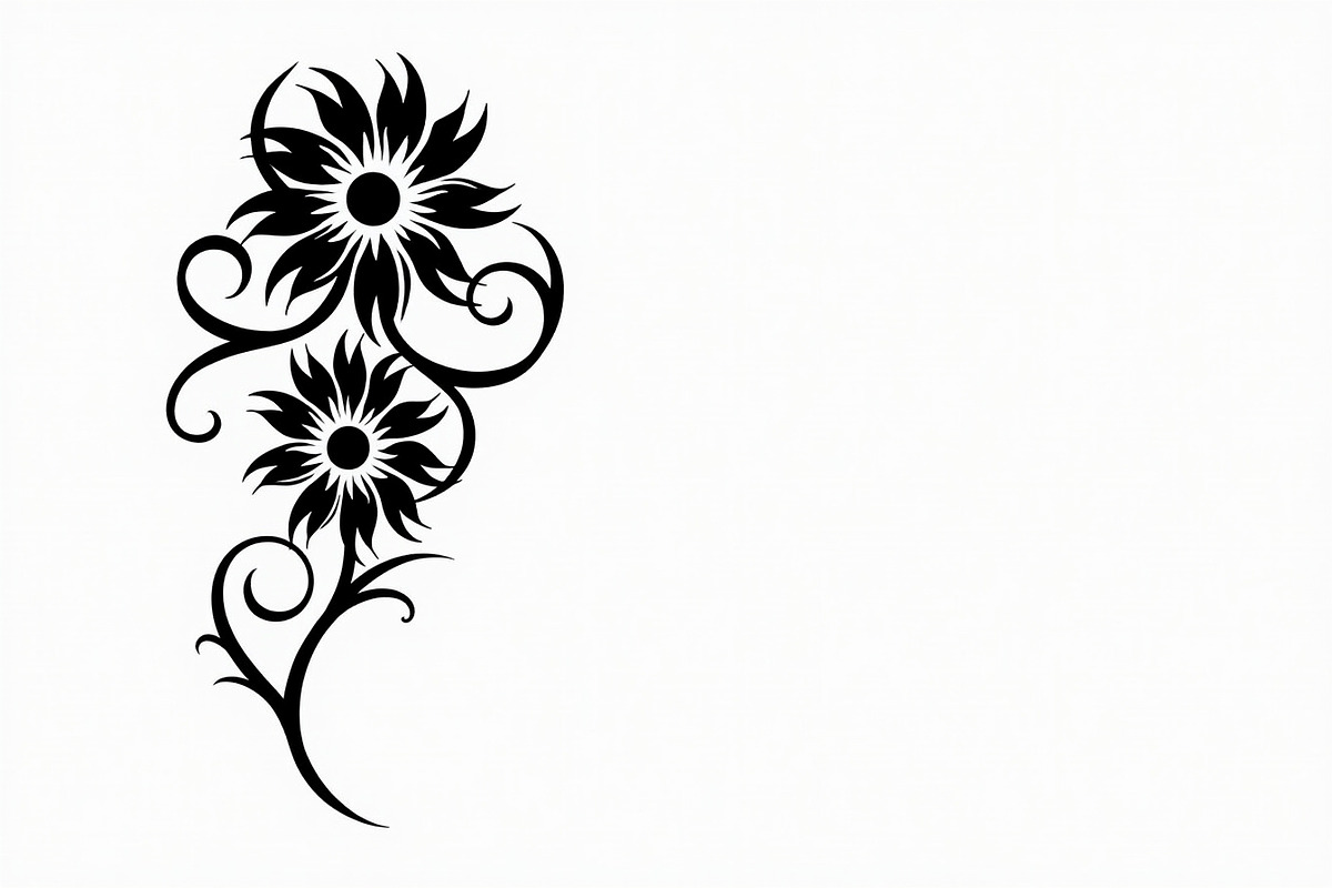 Elegant flower decorative design, an Illustration by Amazin_art (Photo 2 of 21)