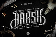 Harsh Typeface + Bonus, a Blackletter Font by Heybing Supply Co. (Thumbnail 1 of 5)