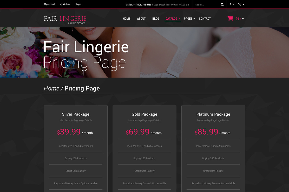 Fair Lingerie Ecommerce PSD Template, a Websites & App Template by Sainath Chillapuram (Photo 13 of 14)