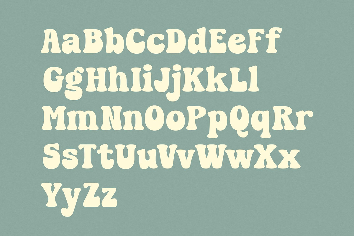 Always Sunny - Groovy Display Font, a Sans Serif Font by Studio Moara (Photo 4 of 8)