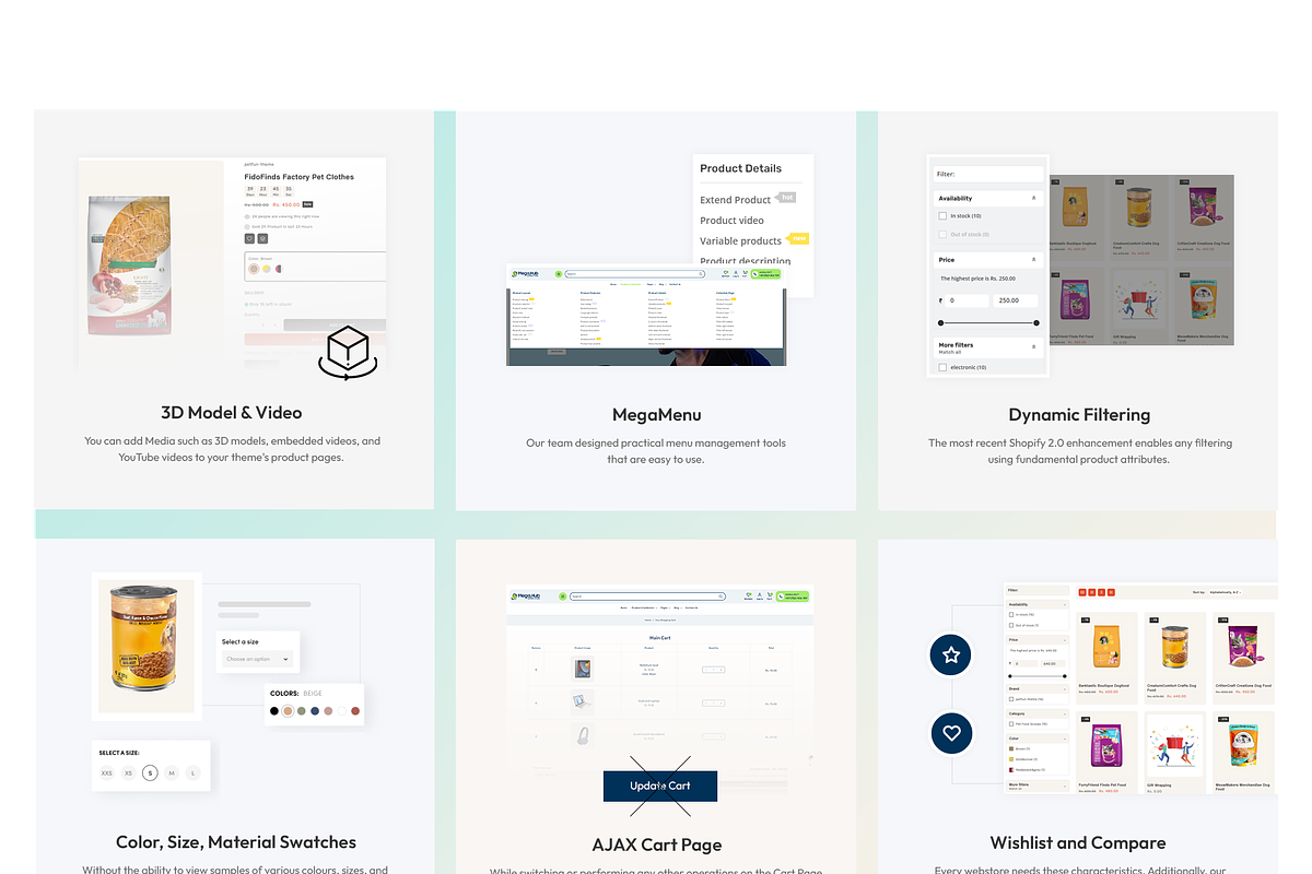 Pet and Pet Food | Shopify Theme, a Shopify Template by LogicGo Shopify Experts (Photo 5 of 7)
