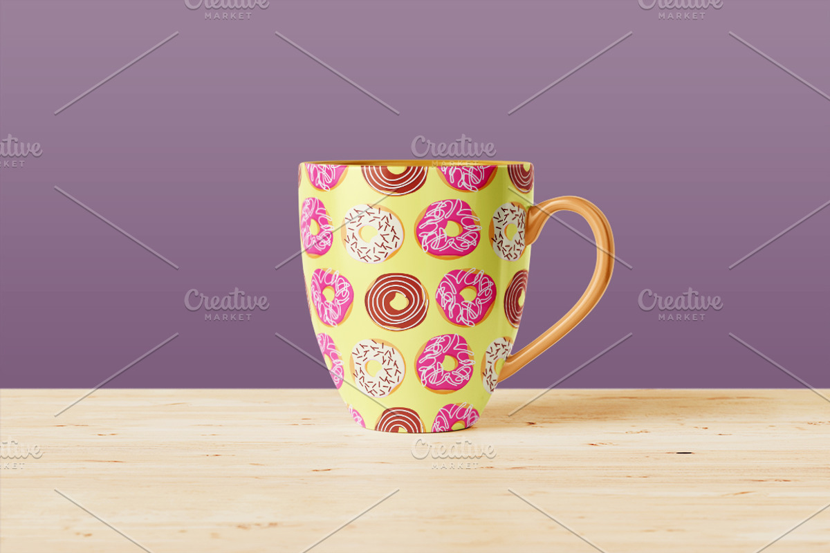 Sweet donuts., a Pattern Graphic by irina_kutuzova (Photo 2 of 6)
