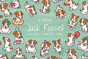 Jack Russell Bundle, an Animal Illustration by Palau (Thumbnail 1 of 9)