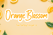 Orange Blossom - Display Font, a Font by Fikryal Studio (Thumbnail 1 of 8)
