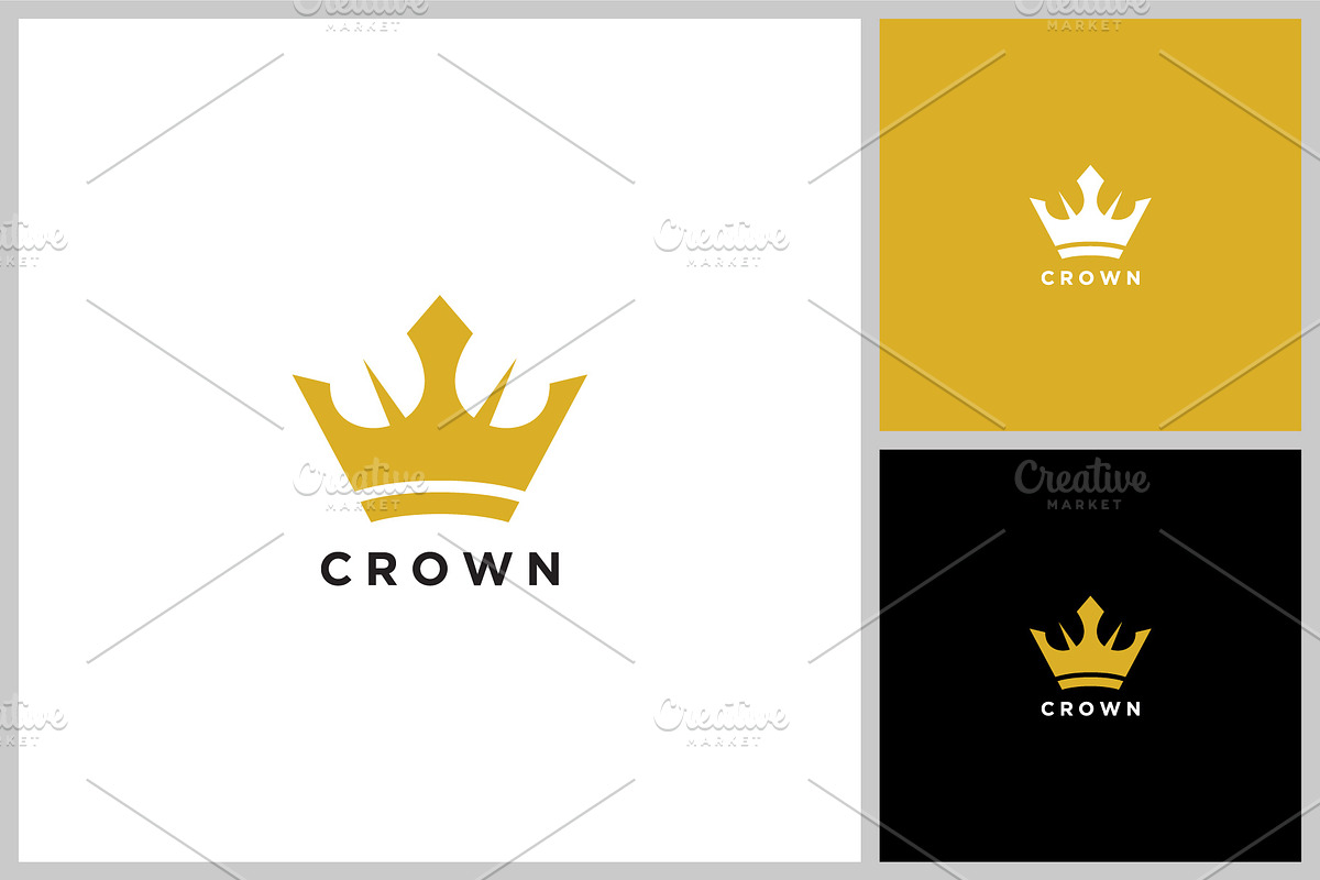 crown logo vector design template, a Branding & Logo Template by quadrazo