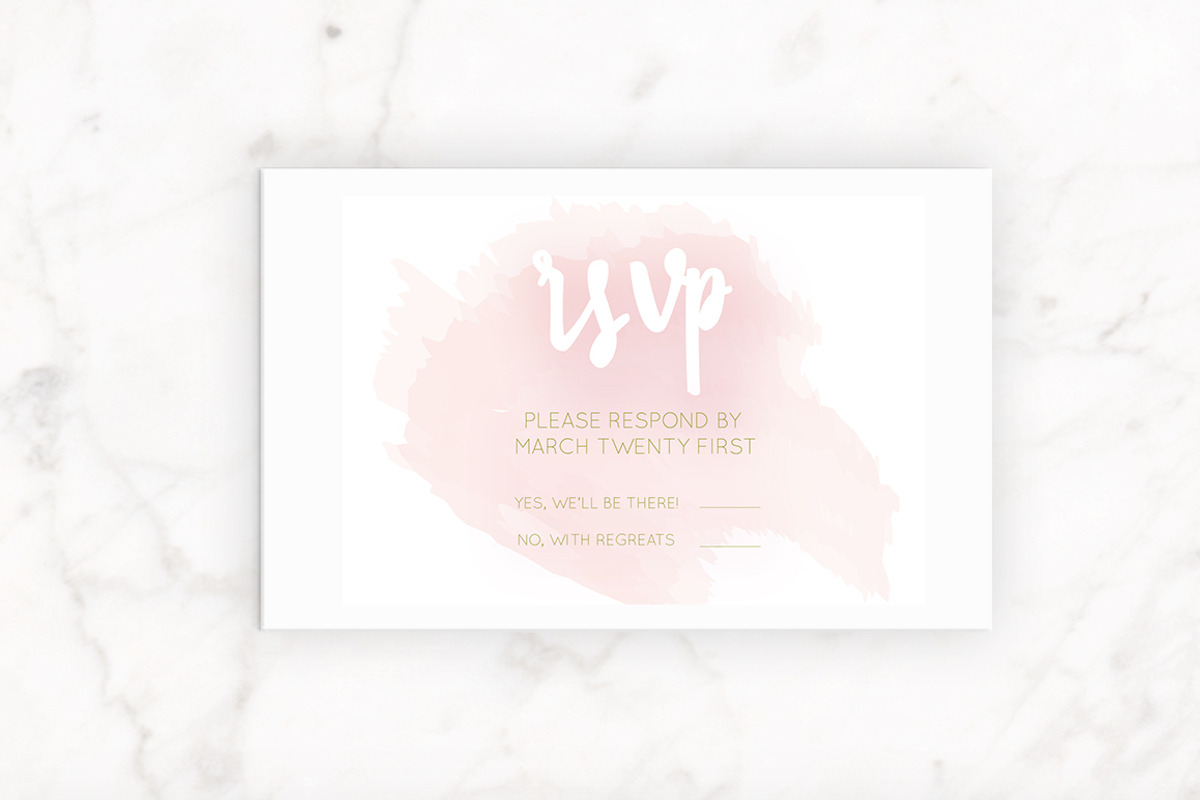 Watercolor Handwritten Invitation, an Invitation Template by Aloha Philly (Photo 6 of 6)