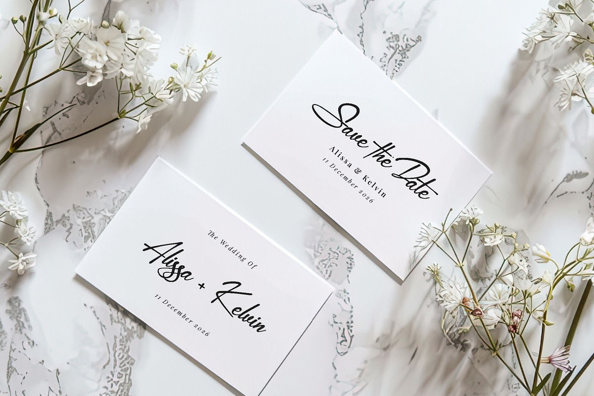 Simsalty Barthilon Elegant Signature, a Script Font by Denustudios (Photo 5 of 12)