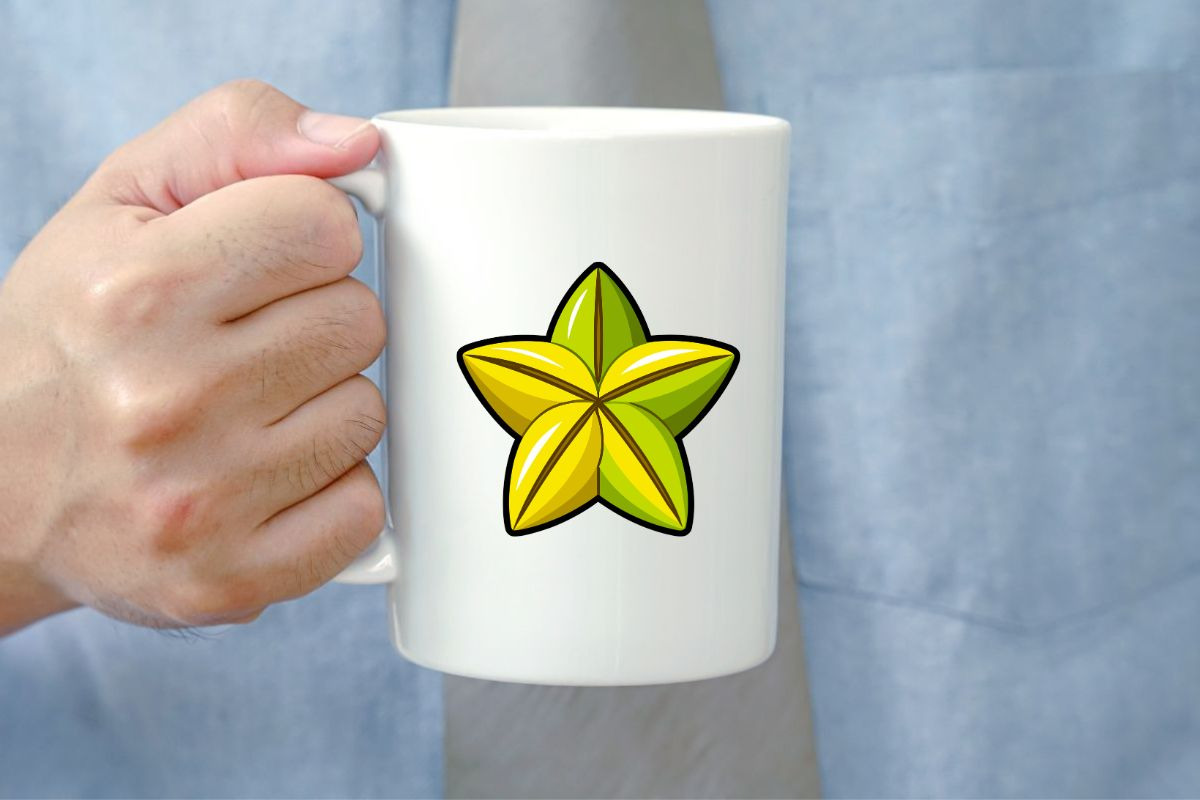 Cartoon Carambola Clipart Set, a Food Illustration by newminddesign (Photo 8 of 8)