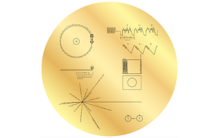 Voyager plaque disc message 1977