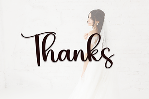 Bride Script Font