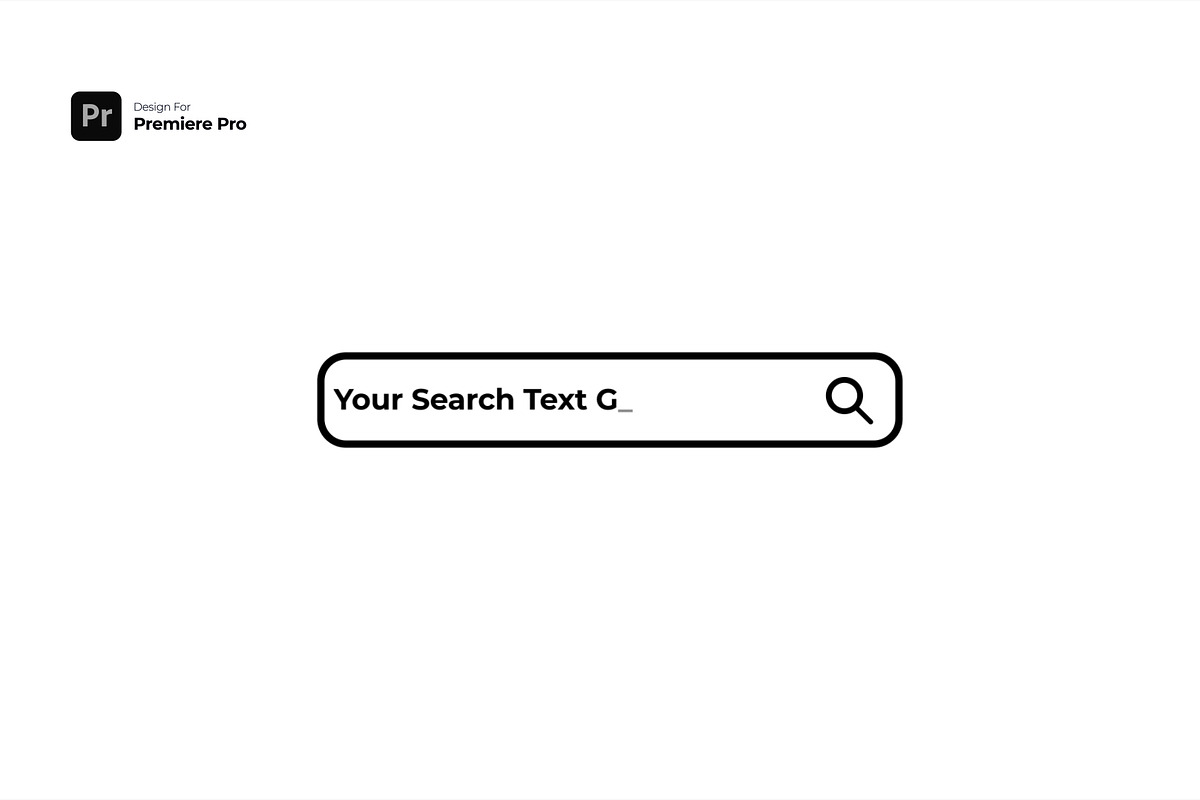 Minimal Logo Searching | mogrt, a Templates & Theme by Gatamotion (Photo 1 of 2)