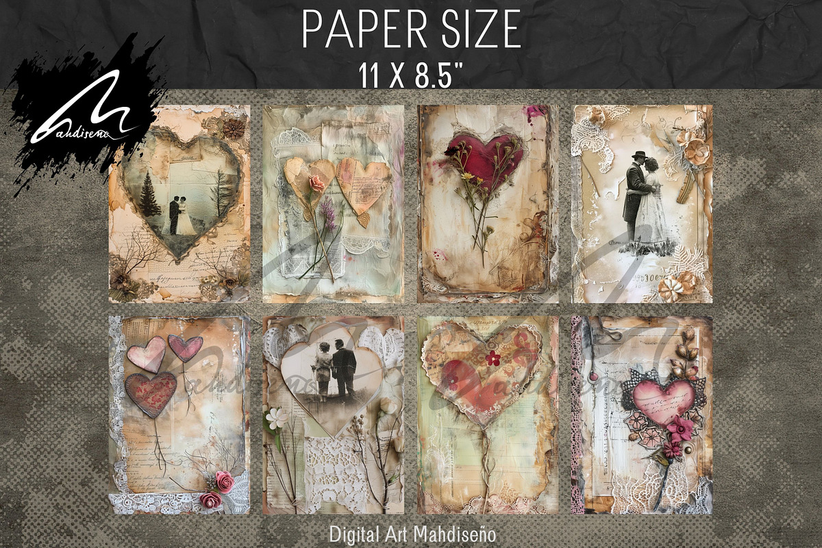 Shabby Chic Lovely Couples, a Person Illustration by Digital Art Mahdiseño (Photo 3 of 9)