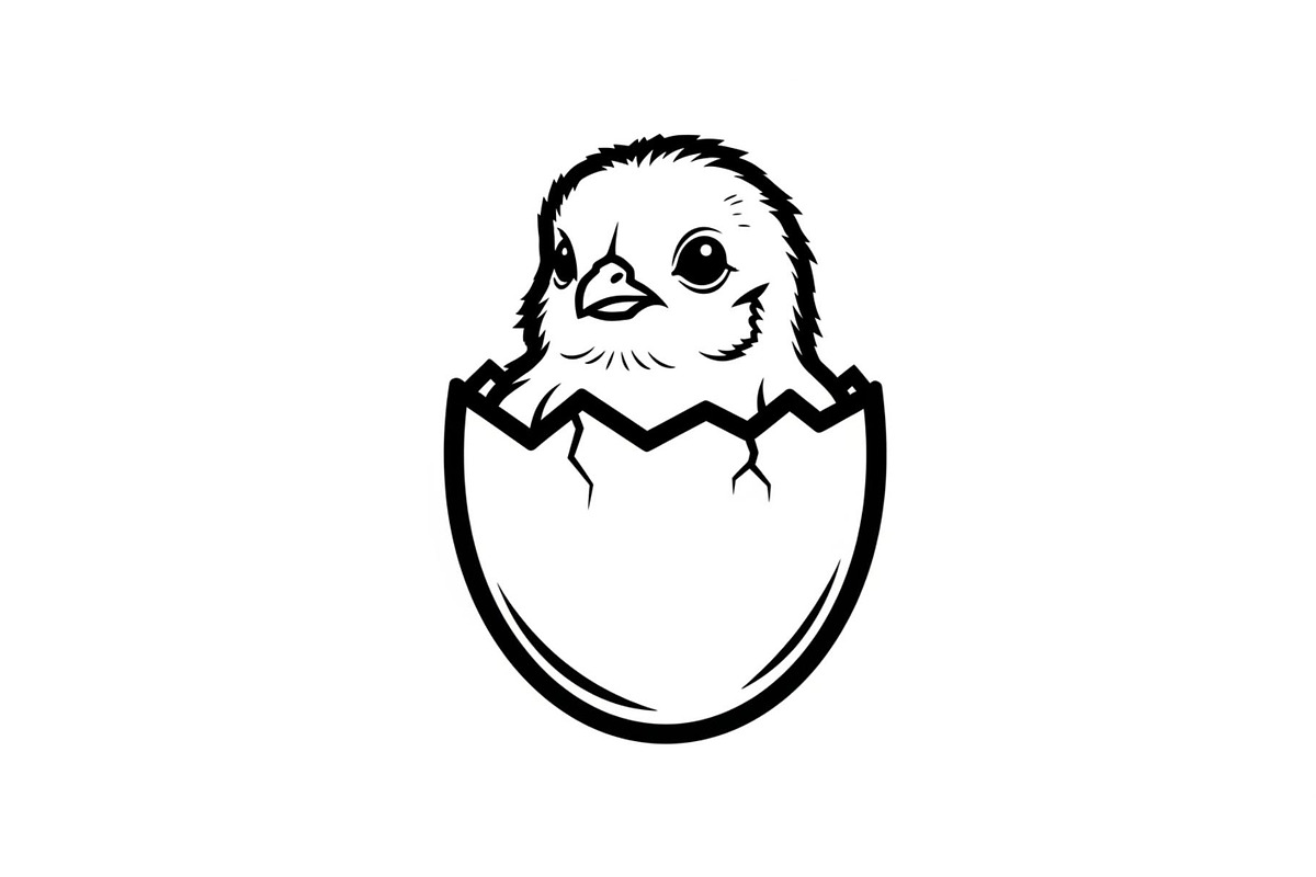 Cute Easter Chick Hatch Vector Bundl, an Illustration by jahid234 (Photo 10 of 51)