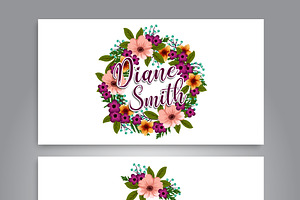 Business card template