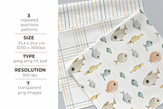 Shoal of Cute Fishes, a Pattern Graphic by tetiartline (Thumbnail 2 of 3)