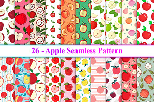 Apple Seamless Pattern, a Pattern Graphic by Digital Studio