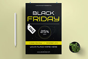 Black Friday Sale Flyer Template, a Flyer Template by MightyDesign (Thumbnail 1 of 8)