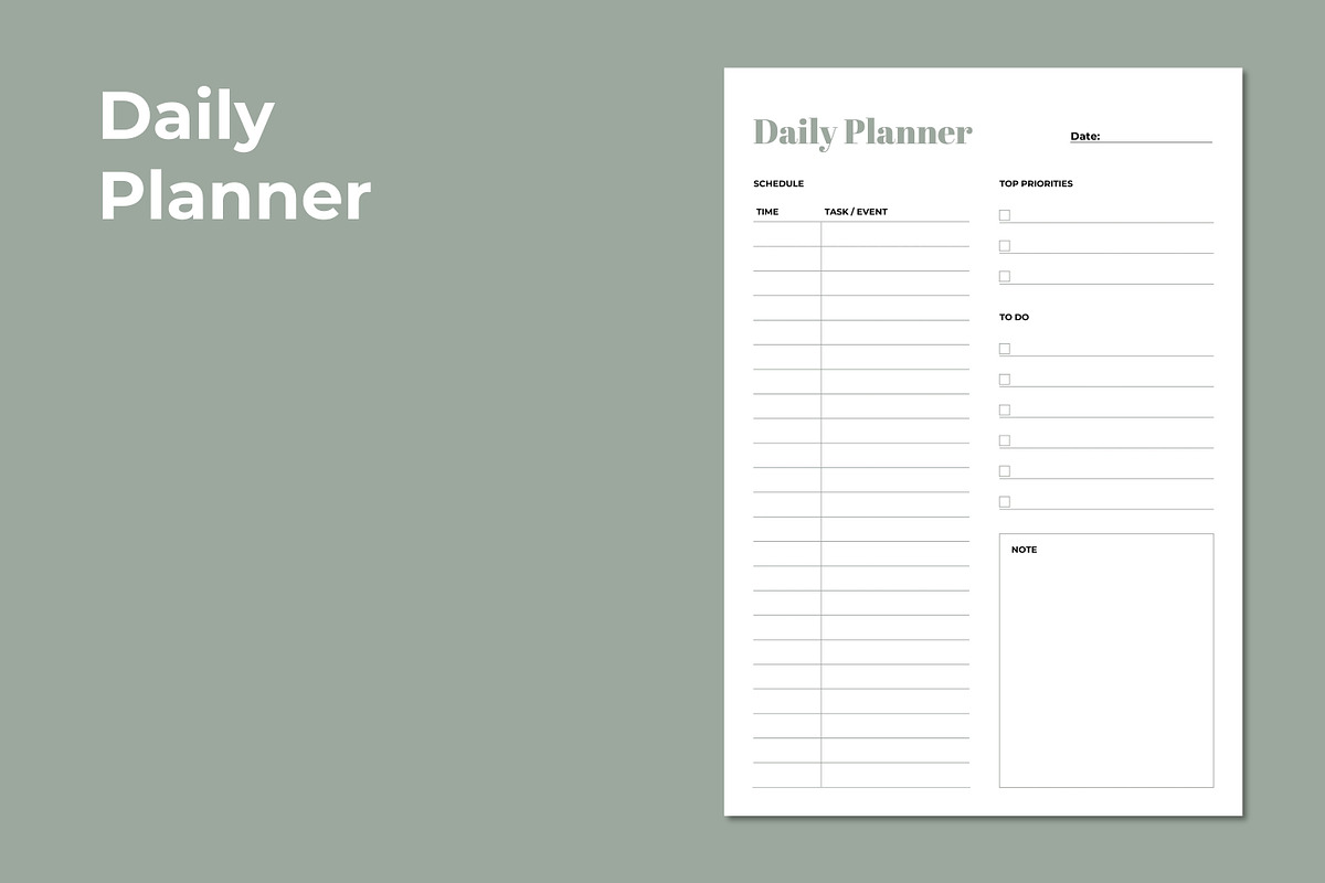 Printable Planner 2022 Calendar, a Stationery Template by Wipavee (Photo 3 of 7)