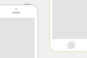 Flat iPhone Mockups Pack, an iPhone Mockup by Jamie Peak (Thumbnail 4 of 4)