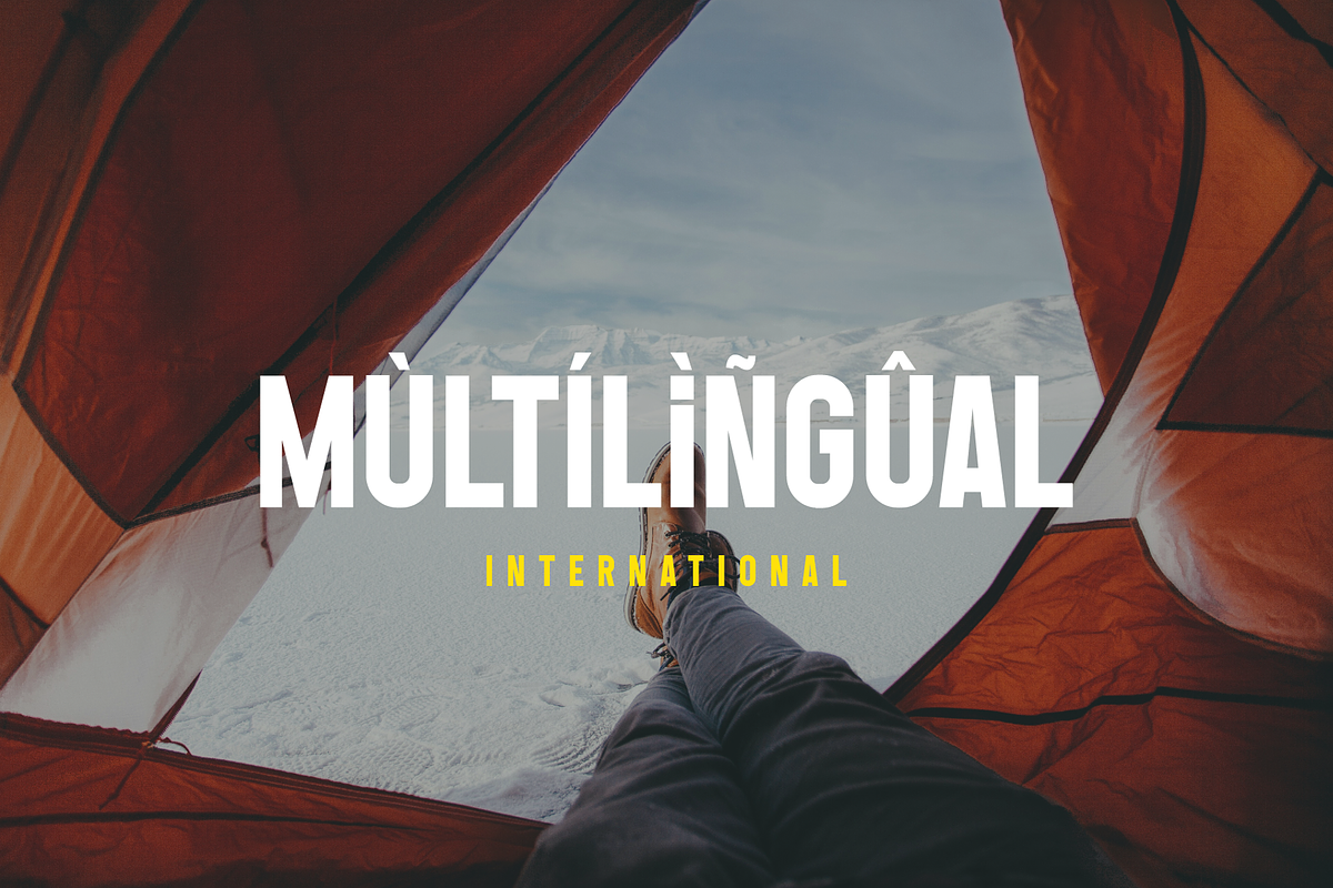 Tactico Pro - Bold Font, a Sans Serif Font by Salamahtype (Photo 7 of 7)