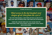 1970's Pro Baseball Card Templates, a Card Template by Chris Weibring (Thumbnail 2 of 11)