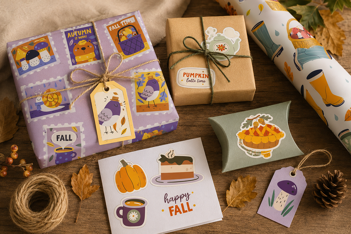 Cozy Autumn Hand Drawn Illustrations, a Seasonal Illustration by Anna Studio (Photo 6 of 8)