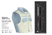Men's Vest Zipper Mockup, a Shirt Mockup by Nanggroe Scripting (Thumbnail 9 of 9)