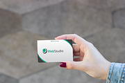 Web studio modern business card, a Business Card Template by A.Lamprianidis (Thumbnail 2 of 5)